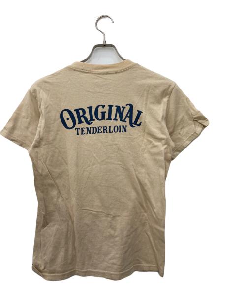 TENDERLOIN（テンダーロイン）TENDERLOIN (テンダーロイン) ZIG ZAG Tee ベージュ サイズ:Sの古着・服飾アイテム