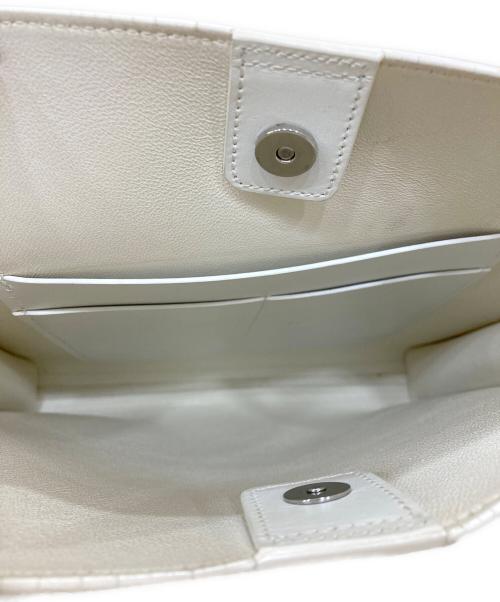 JIL SANDER（ジルサンダー）JIL SANDER (ジルサンダー) TANGLE MEDIUM SHOULDER BAG ホワイトの古着・服飾アイテム