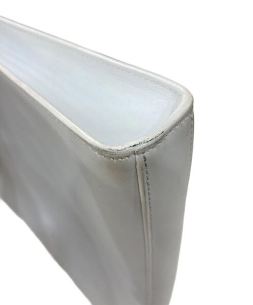 JIL SANDER（ジルサンダー）JIL SANDER (ジルサンダー) TANGLE MEDIUM SHOULDER BAG ホワイトの古着・服飾アイテム