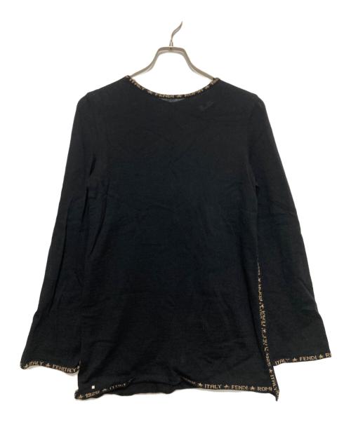 FENDI（フェンディ）FENDI (フェンディ) ロゴニット ブラック サイズ:38の古着・服飾アイテム