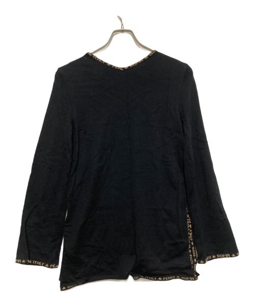 FENDI（フェンディ）FENDI (フェンディ) ロゴニット ブラック サイズ:38の古着・服飾アイテム