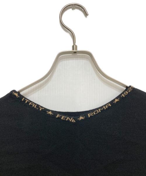 FENDI（フェンディ）FENDI (フェンディ) ロゴニット ブラック サイズ:38の古着・服飾アイテム