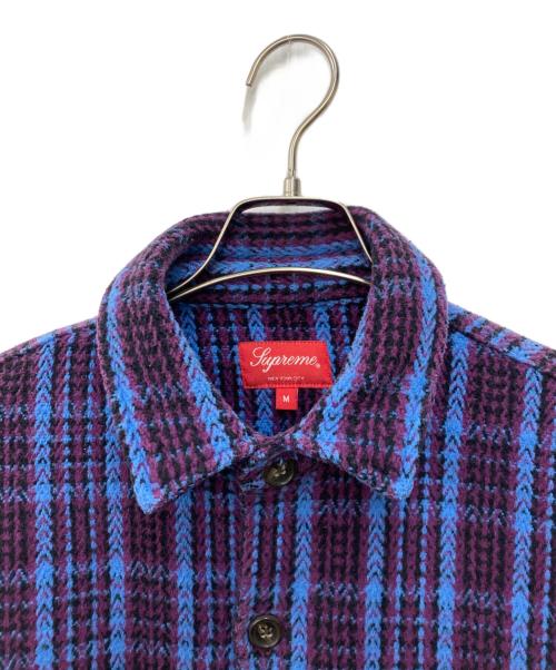 SUPREME（シュプリーム）Supreme (シュプリーム) Heavy Flannel Shirt パープル サイズ:Mの古着・服飾アイテム