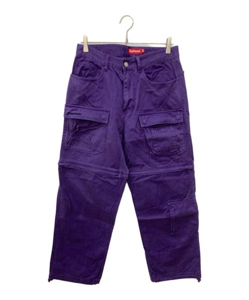 SUPREME（シュプリーム）Supreme (シュプリーム) Zip-Off Utility Pant パープル サイズ:W32の古着・服飾アイテム