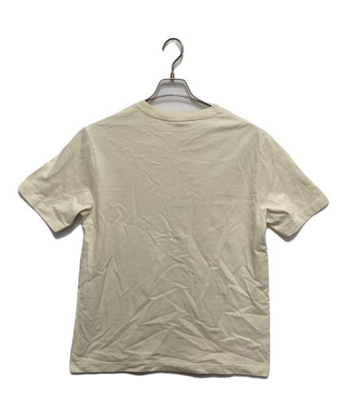maison kitsune（メゾンキツネ）MAISON KITSUNE (メゾンキツネ) DOUBLE BOLD FOX HEAD COMFORT TEE-SHIRT ベージュ サイズ:XSの古着・服飾アイテム
