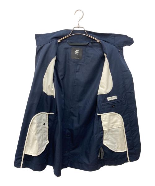 G-STAR RAW（ジースターロゥ）G-STAR RAW (ジースターロゥ) Scutar Half Lined Trench ネイビー サイズ:Mの古着・服飾アイテム