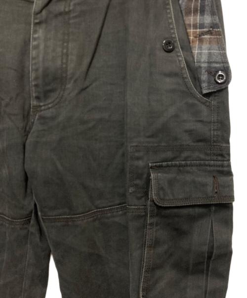 DOLCE & GABBANA（ドルチェ＆ガッバーナ）DOLCE & GABBANA (ドルチェ＆ガッバーナ) 切替カーゴパンツ グレー サイズ:48の古着・服飾アイテム