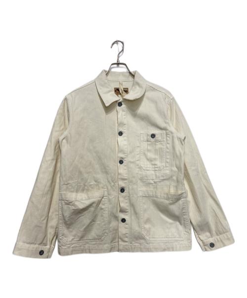 NIGEL CABOURN LYBRO（ナイジェルケーボン ライブロ）NIGEL CABOURN LYBRO (ナイジェルケーボン ライブロ) カバーオール アイボリー サイズ:44の古着・服飾アイテム