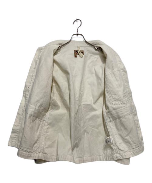 NIGEL CABOURN LYBRO（ナイジェルケーボン ライブロ）NIGEL CABOURN LYBRO (ナイジェルケーボン ライブロ) カバーオール アイボリー サイズ:44の古着・服飾アイテム