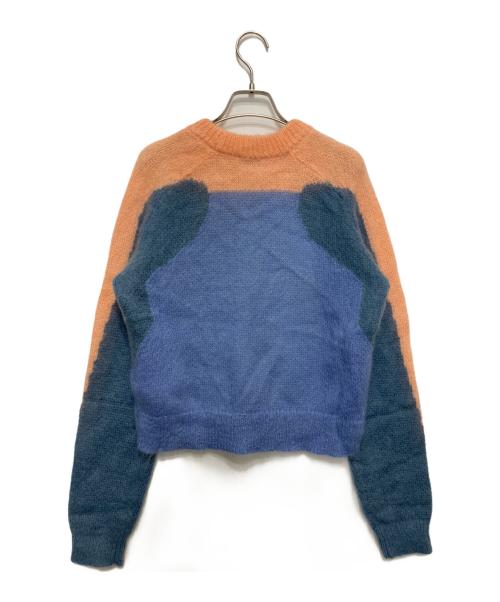 DIESEL（ディーゼル）DIESEL (ディーゼル) M-INA モヘア ニット プルオーバー マルチカラー サイズ:Ⅿの古着・服飾アイテム