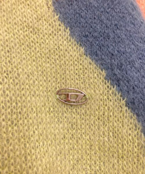 DIESEL（ディーゼル）DIESEL (ディーゼル) M-INA モヘア ニット プルオーバー マルチカラー サイズ:Ⅿの古着・服飾アイテム