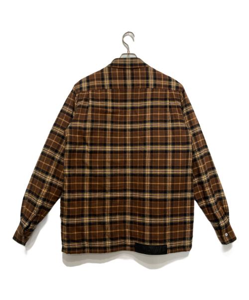 LOEWE（ロエベ）LOEWE (ロエベ) パデッドシャツジャケット ブラウン サイズ:42の古着・服飾アイテム