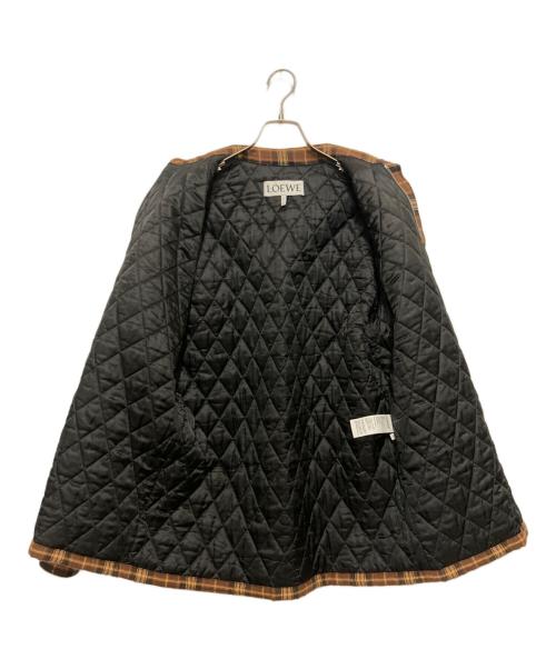 LOEWE（ロエベ）LOEWE (ロエベ) パデッドシャツジャケット ブラウン サイズ:42の古着・服飾アイテム