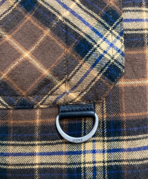 LOEWE（ロエベ）LOEWE (ロエベ) パデッドシャツジャケット ブラウン サイズ:42の古着・服飾アイテム