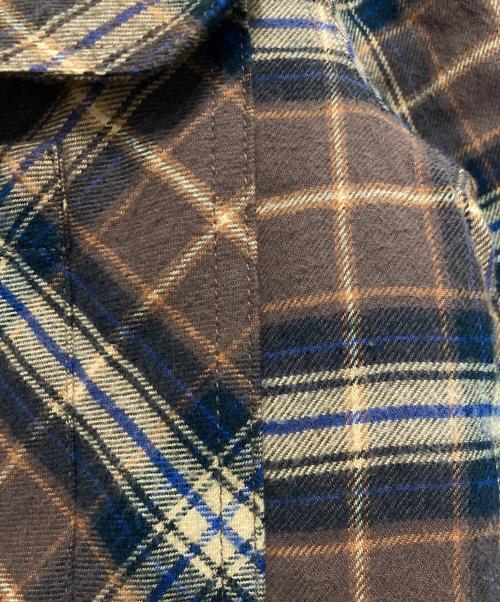 LOEWE（ロエベ）LOEWE (ロエベ) パデッドシャツジャケット ブラウン サイズ:42の古着・服飾アイテム