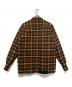 LOEWE (ロエベ) パデッドシャツジャケット ブラウン サイズ:42：45000円
