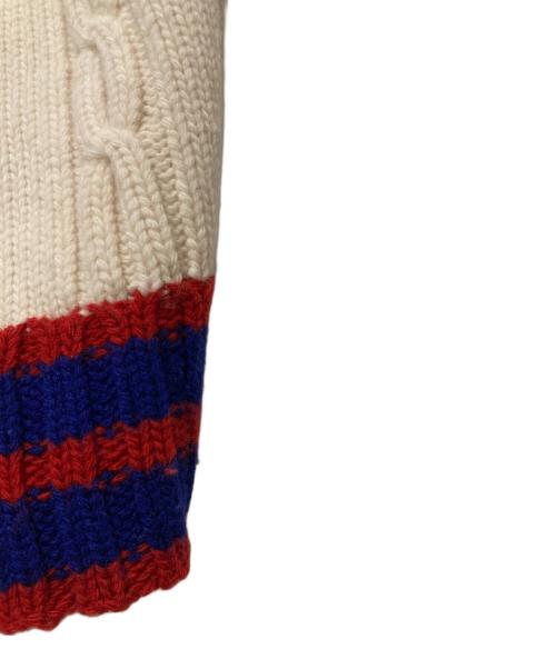 GUCCI（グッチ）GUCCI (グッチ) チルデンニット ベージュ サイズ:Ⅿの古着・服飾アイテム