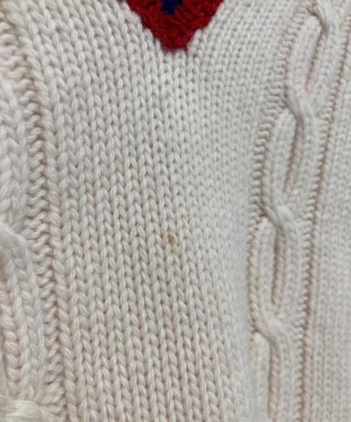 GUCCI（グッチ）GUCCI (グッチ) チルデンニット ベージュ サイズ:Ⅿの古着・服飾アイテム