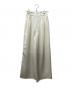 ELLIE（エリー）の古着「サテンワイドパンツ」｜アイボリー