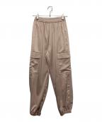 machattマチャット）の古着「サテンカーゴパンツ」｜ピンク