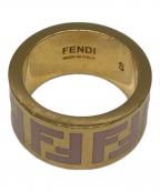 FENDIフェンディ）の古着「FFロゴフォーエバーリング」｜ゴールド