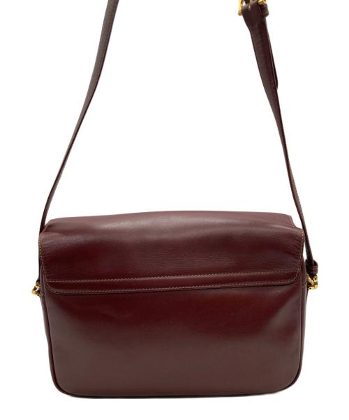 Cartier（カルティエ）Cartier (カルティエ) ショルダーバッグ ボルドーの古着・服飾アイテム