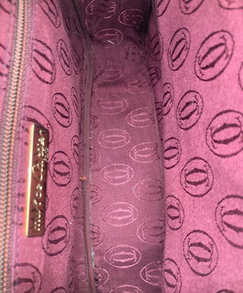 Cartier（カルティエ）Cartier (カルティエ) ショルダーバッグ ボルドーの古着・服飾アイテム