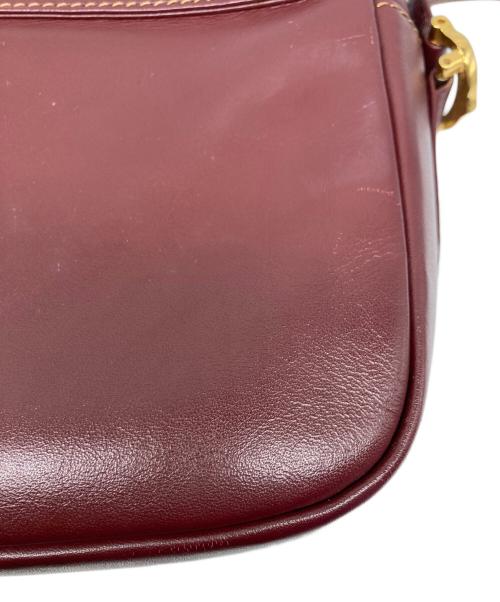 Cartier（カルティエ）Cartier (カルティエ) ショルダーバッグ ボルドーの古着・服飾アイテム