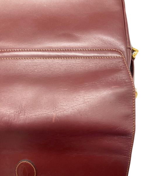 Cartier（カルティエ）Cartier (カルティエ) ショルダーバッグ ボルドーの古着・服飾アイテム