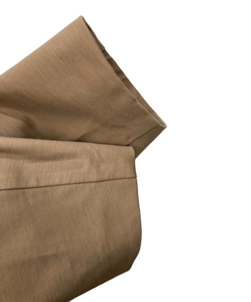 ESTNATION（エストネーション）ESTNATION (エストネーション) tecler (テクラー) ノーカラーポンチセットアップジャケット ベージュ サイズ:Mの古着・服飾アイテム