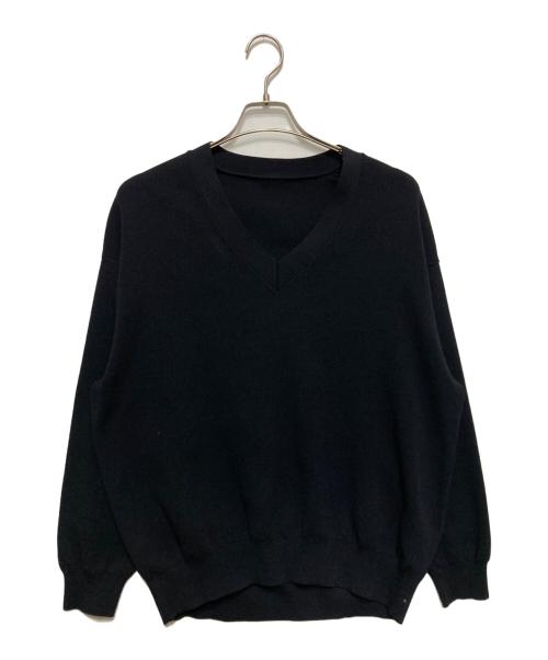 MUSE de Deuxieme Classe（ミューズ ドゥーズィエム クラス）MUSE de Deuxieme Classe (ミューズ ドゥーズィエム クラス) Heartrich Vネックプルオーバー ブラック サイズ:FREEの古着・服飾アイテム