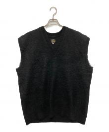 Needles（ニードルズ）の古着「MOHAIR KNIT VEST」｜ブラック