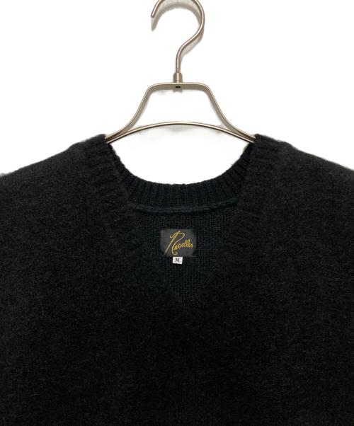 Needles（ニードルズ）Needles (ニードルズ) MOHAIR KNIT VEST ブラック サイズ:Ⅿの古着・服飾アイテム