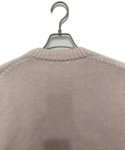 GALERIE VIE（ギャルリーヴィー）GALERIE VIE (ギャルリーヴィー) ファインウール クルーネックプルオーバー ピンク サイズ:Ⅿの古着・服飾アイテム