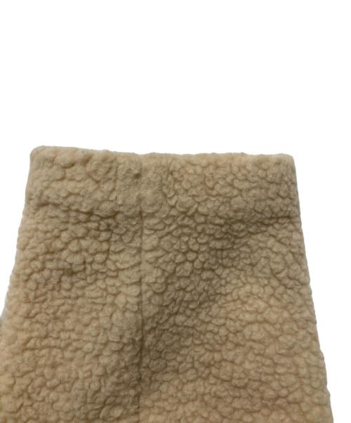 Toujours（トゥジュー）Toujours (トゥジュー) カシミヤ混ボアウールコート アイボリー サイズ:２の古着・服飾アイテム