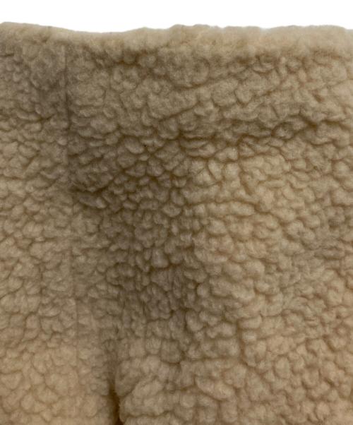 Toujours（トゥジュー）Toujours (トゥジュー) カシミヤ混ボアウールコート アイボリー サイズ:２の古着・服飾アイテム