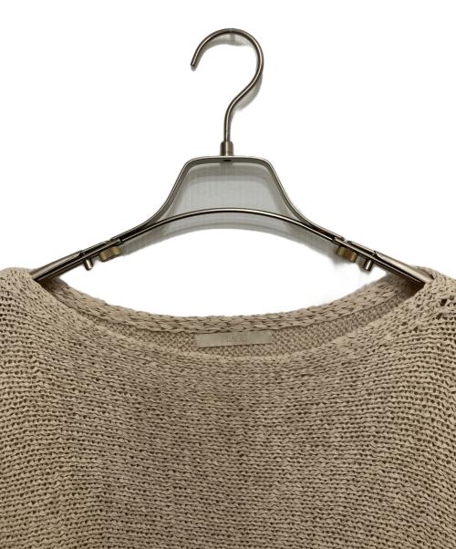 Plage（プラージュ）Plage (プラージュ) linen mix loose リネン ルーズ プルオーバー ニット ベージュ サイズ:FREEの古着・服飾アイテム
