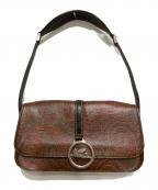 ETROエトロ）の古着「ペガサスモチーフペイズリー柄ワンショルダーバッグ」｜ブラウン