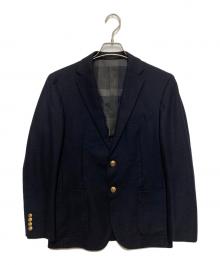BLACK LABEL CRESTBRIDGE（ブラックレーベル クレストブリッジ）の古着「金釦テーラードジャケット」｜ネイビー