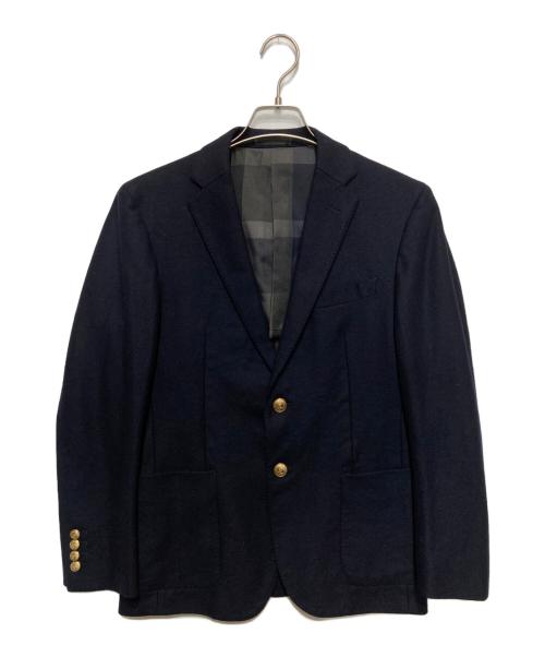 BLACK LABEL CRESTBRIDGE（ブラックレーベル クレストブリッジ）BLACK LABEL CRESTBRIDGE (ブラックレーベル クレストブリッジ) 金釦テーラードジャケット ネイビー サイズ:Sの古着・服飾アイテム