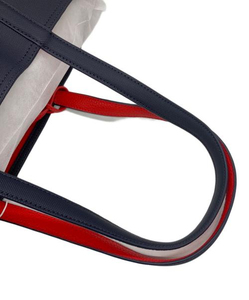 LACOSTE（ラコステ）LACOSTE (ラコステ) リバーシブルトートバッグ ネイビーの古着・服飾アイテム