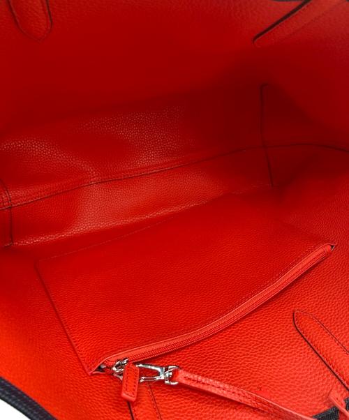 LACOSTE（ラコステ）LACOSTE (ラコステ) リバーシブルトートバッグ ネイビーの古着・服飾アイテム