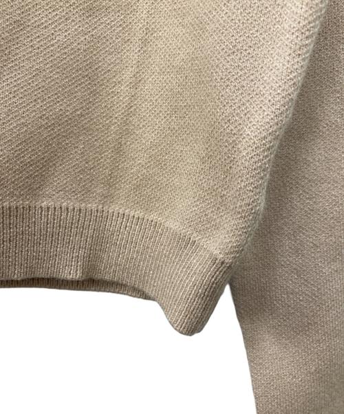 darich（ダーリッチ）darich (ダーリッチ) フラップポケットニットトップス ベージュ サイズ:Free 未使用品の古着・服飾アイテム