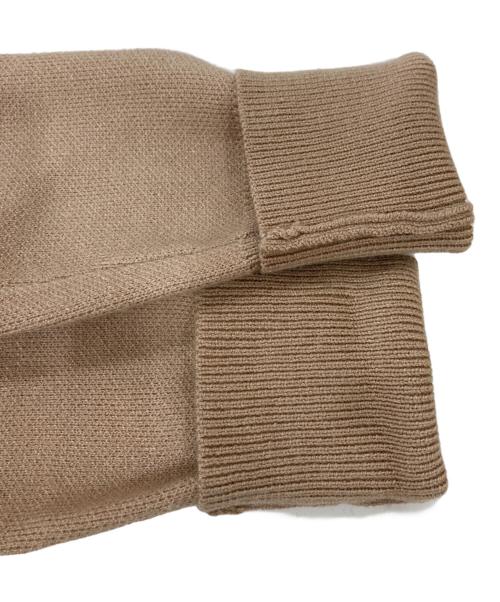 darich（ダーリッチ）darich (ダーリッチ) フラップポケットニットトップス ベージュ サイズ:Free 未使用品の古着・服飾アイテム