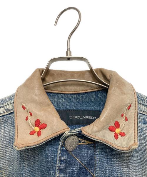 DSQUARED2（ディースクエアード）DSQUARED2 (ディースクエアード) デニムジャケット インディゴ サイズ:38の古着・服飾アイテム