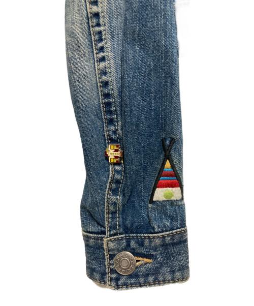DSQUARED2（ディースクエアード）DSQUARED2 (ディースクエアード) デニムジャケット インディゴ サイズ:38の古着・服飾アイテム