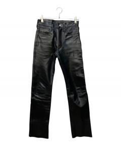old gap レザーパンツ　ブラック　w34 牛革　00s 中古・古着通販】GAP (ギャップ) 00`S OLD GAP ブーツカットレザー