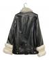 CoSTUME NATIONAL (コスチュームナショナル) ファー付ライダースジャケット ブラック サイズ:36：5000円