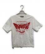DSQUARED2ディースクエアード）の古着「プリントTシャツ」｜ホワイト