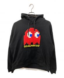 DSQUARED2（ディースクエアード）の古着「Pac-Man Hercalina パーカー」｜ブラック